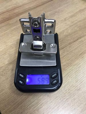 Phòng bếp bằng thép phủ đầy đủ Bản lề cửa bằng kim loại 48mm Hole Pitch